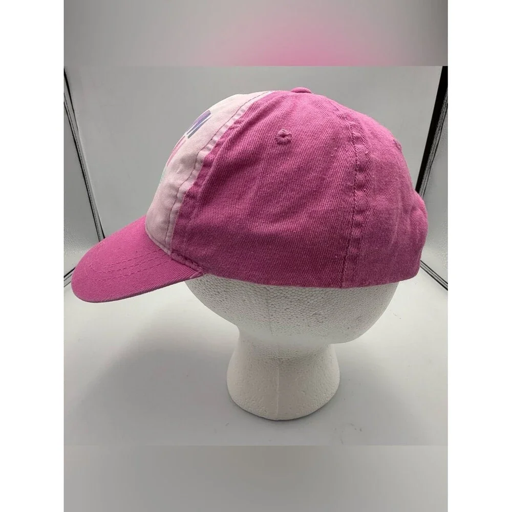 Disney Pink Minnie Mouse Hat Girls Adjustable Strap Cap Youth
